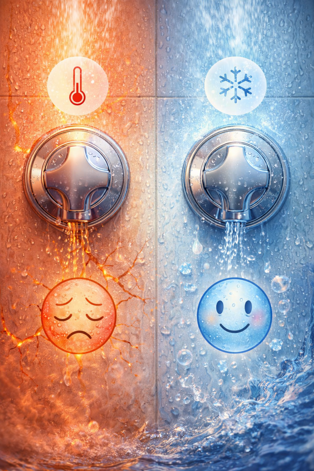 Água Quente Parece Conforto, Mas Sua Pele Não Concorda 🚿❄️
