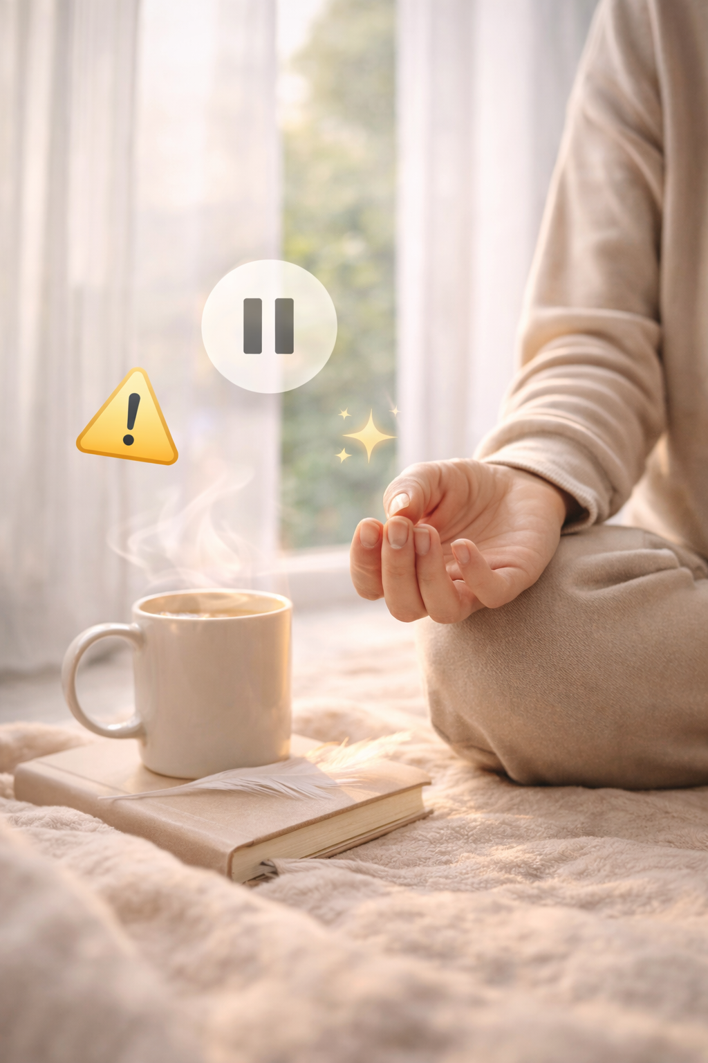 Quando o Corpo Pede Pausa, a Mente Precisa Ouvir 🕊️🧘‍♀️